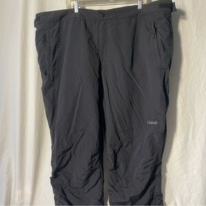 Cabela’s Mens Black Primaloft Insulated Snow Winter Ski Snowbaord Pants XXXL